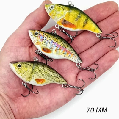 Pike Fishing Lure Vibration Realscale Countdown Trout Chub FREE WIRE TRACE — 第 1/4 张图片