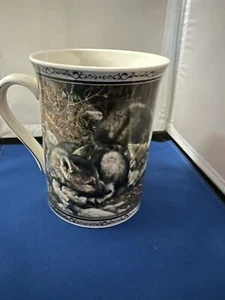 WOLVES Pooped Pups by Carl Brenders #B01742 Bradford Edition Becher Sammlung - Bild 1 von 7