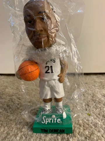 2 Tim Duncan San Antonio Spurs Sprite Promo bobble head bobbleheads Cover