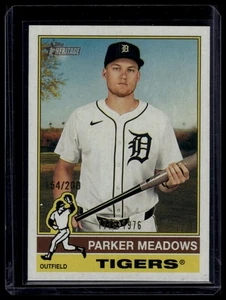 2025 Topps Heritage #483 Parker Meadows Bicentennial #/200 - Picture 1 of 2