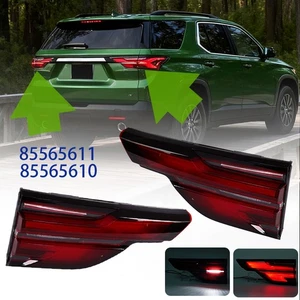 LEFT & RIGHT SIDE Inner LED Tail Light Fit for Chevrolet Traverse 2022-23 2024 - Picture 1 of 15