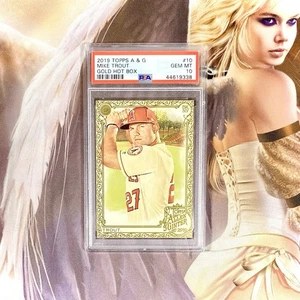 Mike Trout 2019 Topps GOLD HOT BOX Allen & Ginters PSA 10 GEM MINT Low Pop SP - Bild 1 von 2