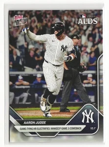 2025 Topps Now - Aaron Judge #838 - ALDS Game-Tying HR Yankees Game 3 Comeback - Picture 1 of 2