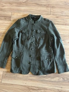 Torrid Fleece Cargo Jacke - Army Green - Größe 0 - Bild 1 von 5