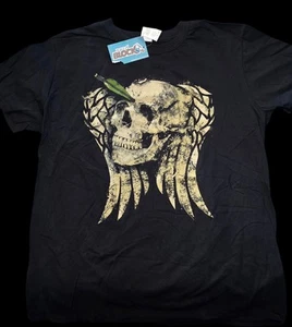 Nerd Block Exclusive - The Walking Dead Daryl Wings/Skull T-Shirt - L - Neu mit Etikett - Horror - Bild 1 von 2