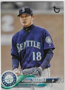 2018 Topps Series 1 HISASHI IWAKUMA Vintage Stock 55/99 -SEATTLE MARINERS- #348 - Picture 1 of 1