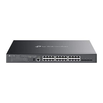 TP-Link SG5428XMPP | Omada 24-Port Gigabit Stackable Lite L3 PoE+ Managed Switch - Image 1 of 4