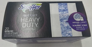 Swiffer Wetjet Heavy Duty Floor Mopping Refill Pads w/ Scrubby Strip 20 Ct - Picture 1 of 4