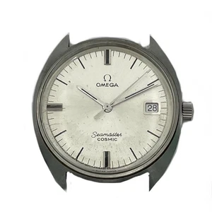 Reloj Omega Seamaster Cosmic cuerda manual esfera plateada sin correa usado de Japón - Imagen 1 de 4