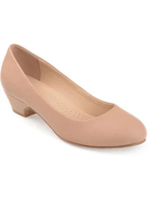 COLECCIÓN JOURNEE Mujer Beige Saar Tacón Bloque Zapatos sin cordones 8.5 W Foto 1 de 3
