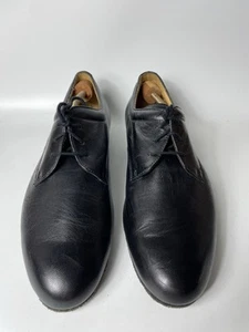 Werner Kern Tanzsport Ballroom Dance Black Leather Shoes Italy Men’s Size 12.5 - Picture 1 of 10