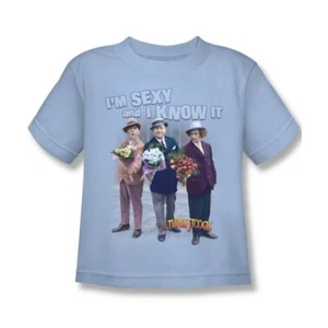 Three Stooges Sexy Jugend Kurzarm T-Shirt Größen - S-L Neu - Bild 1 von 1