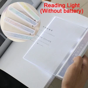Portable LED Read Panel Light Book Reading Lamp Night Vision Eye Prote$k - Photo 1/5