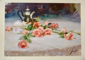 Pino Daeni "Long Stem Lovelies" Giclee on Paper Signed and Numbered with a LOA - Picture 1 of 8
