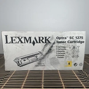Original Lexmark Optra SC 1275 1361754 Gelb Tonerkassette Neu OEM Drucker - Bild 1 von 6