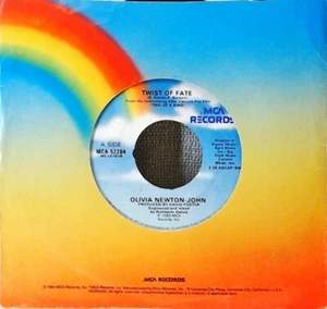 Olivia Newton-John – Twist Of Fate / Take A Chance 1983 7" 45 Single MCA-5228 - Picture 1 of 6