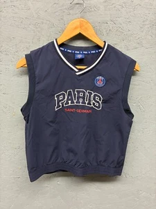 PSG Paris Saint-Germain Youth Jersey Tank Top Size 9-10Y Navy Blue Sleeveless - Picture 1 of 7