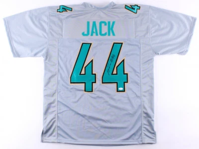 Myles Jack Signed Jaguars Grey Jersey (JSA COA) Jacksonville Linebacker / UCLA - Image 1 of 4