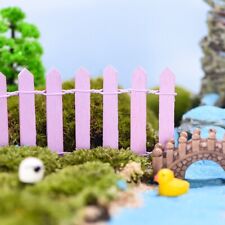 Fairy Garden Kit Wood Fence Accessories Decor Miniature Terrarium Doll