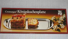WMF Königskuchenplatte Cormargan Edelstahl Rostfrei 18/10, ca. 37x14 cm