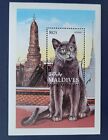 Maldives 1994 / Domestic Animals - Cats - Korat / 1v ms