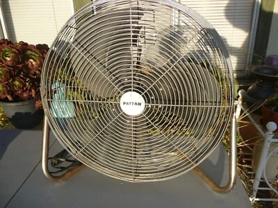 POWERFUL 20" Patton High Velocity Air Circulator Fan 3 Speed & Chrome Cage (22") - Image 1 of 4