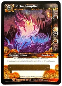 WoW Loot Card – Finsteres Lagerfeuer (Grim Campfire) 🔥 (unbenutzt / unused) - Bild 1 von 1