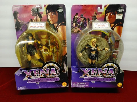 Xena Warrior Princess and Callisto 6" Action Figures 1998 Toy Biz Cover