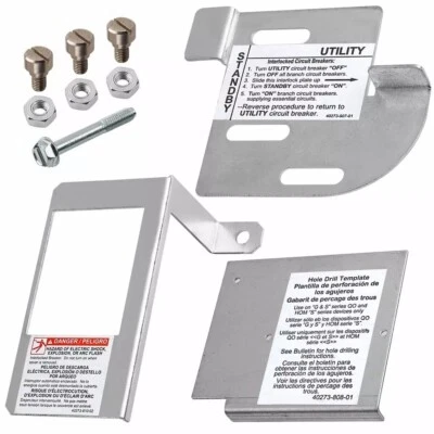GENCAP Generator Interlock Kit Compatible with Square D Electric HOMCGK2C Homeline and