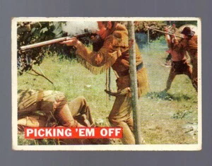 Davy Crockett - Card # 19 - TOPPS (1956) - Orange Back - Gray Center - Picture 1 of 2