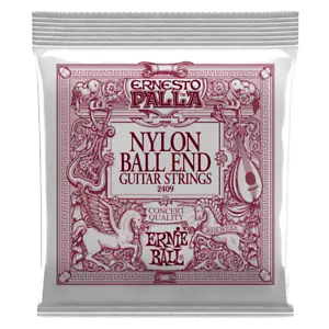 Ernie Ball Ernesto Palla Black Nylon Gold Ball End Classical Guitar Strings - Picture 1 of 2