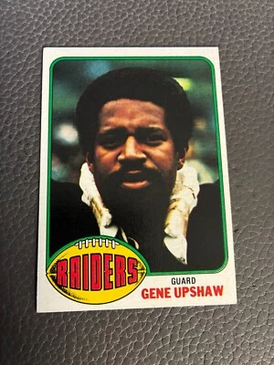 1976 Topps Gene Upshaw (HOF) #295 - Oakland Raiders - Image 1 of 2