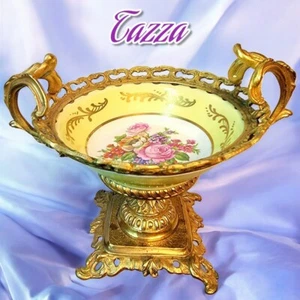 19century Porcelain Tazza Centerpiece Bowl - Picture 1 of 4