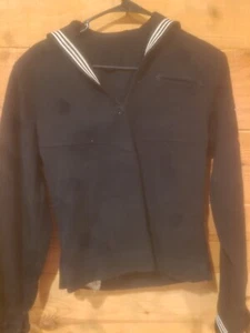 De colección US Navy Sailor Cracker Jack Jumper Uniforme Top Lana  - Imagen 1 de 24