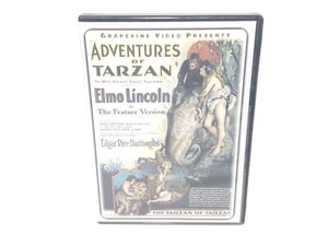 The Adventures of Tarzan DVD, 1921 Elmo Lincoln, Grapevine Video Release, GR8 - Picture 1 of 3