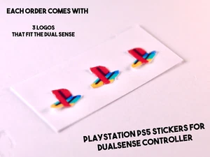 PlayStation 5 PS5 Pad Controller PS Power Button Vinyl Overlay Sticker PS Logo - Picture 1 of 4