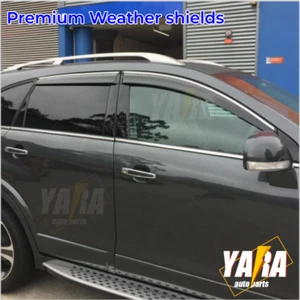 Quality Weather Shields Window Visors Suits for Holden Captiva 2006-2018 Tinted - Picture 1 of 12