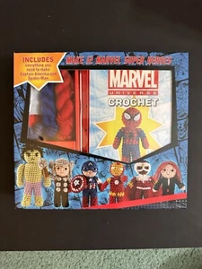NUEVO Kit de Artesanía de Ganchillo Universo Marvel, Hace 6 Kit de Superhéroes Marvel - Imagen 1 de 4