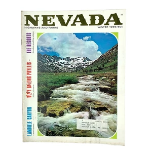 Vintage Winter 1966 Nevada Highways & Parks Magazine Dizzy Dazzling Phyllis - Picture 1 of 5