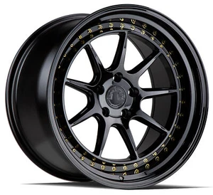 (1) 18x10.5 Flow Forged Aodhan DS-X 5x114.3 +15 Gloss Black Wheel - Picture 1 of 3