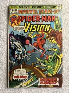 Marvel Team-Up #42 Marvel Comics 1976 Spider-Man Vision Scarlet Witch - Picture 1 of 2
