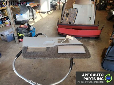 OEM 1984 Pontiac Fiero Left Interior Door Panel Power Window Gray Foto 1 de 4