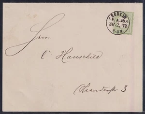 72168) BERLIN 1872 Mi.-Nr. 17 auf Drucksache im Ortsverkehr - Bild 1 von 3