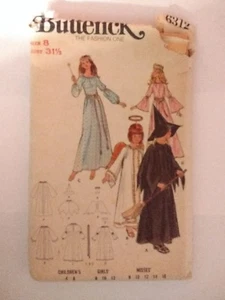 Disfraces de Butterick 6312 talla 8 Misses Ángel Bruja Princesa Hada Madrina - Imagen 1 de 2