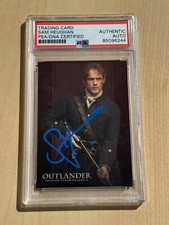 2020 Outlander Season 4 Character Trading Card #C2 Sam Heughan Signed Auto PSA