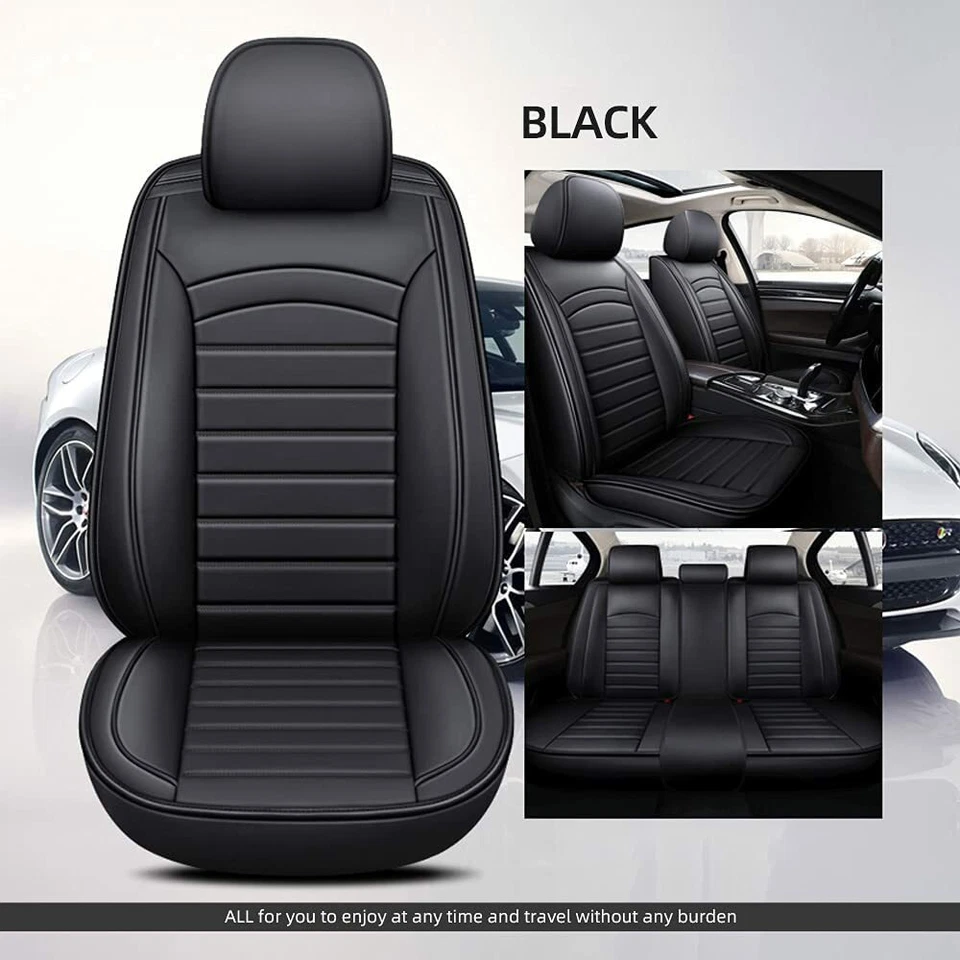 Leather Front & Rear Car Seat Covers for Jeep Gladiator Grand Cherokee Compass Foto 1 de 4