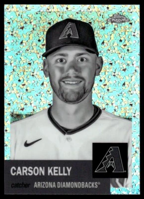 2022 TOPPS CHROME PLATINUM BLACK AND WHITE Carson Kelly Arizona Diamondbacks - Image 1 of 2