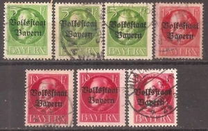 Germany(Bavaria) Sc# 137-140 Used CV$12 gtc13 - Picture 1 of 1