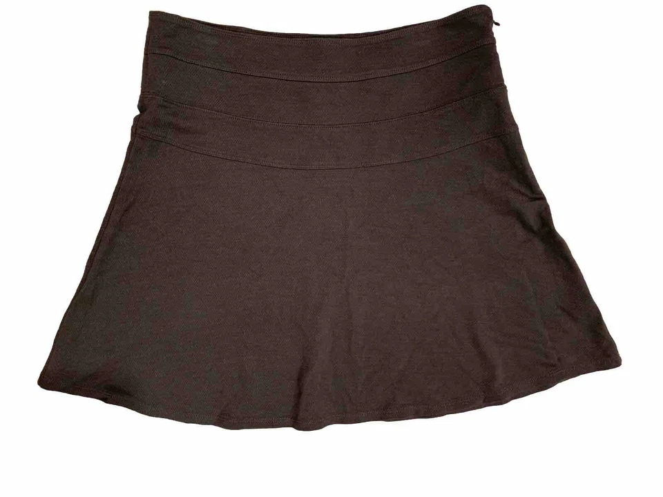Falda Athleta Ponte Sarga Marrón Talla 8 Estilo Ajuste y Acampanado 724814 Versátil Foto 1 de 4