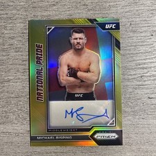 2023 Chronicles Prizm Gold National Pride Auto Michael Bisping/10.